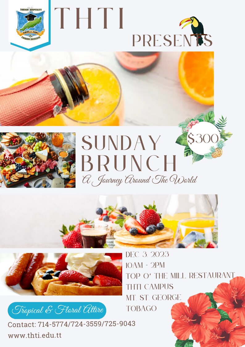 Sunday Brunch A Journey Around The World Tobago Hospitality & Tourism Institute